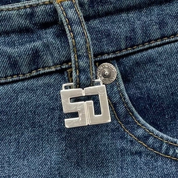 Vintage St. John Sport Jeans Medium Wash Straight Leg High Rise Women’s Size 2 - Picture 7 of 16